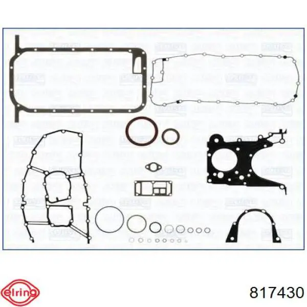 11111721335 BMW juego completo de juntas, motor, inferior