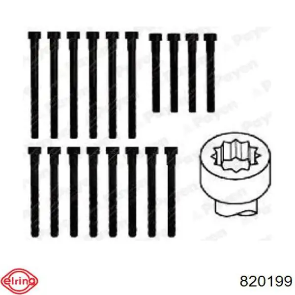 820.199 Elring tornillo de culata