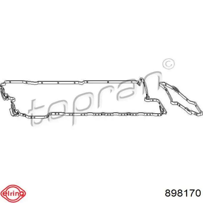 11120035738 BMW juego de juntas, tapa de culata de cilindro, anillo de junta