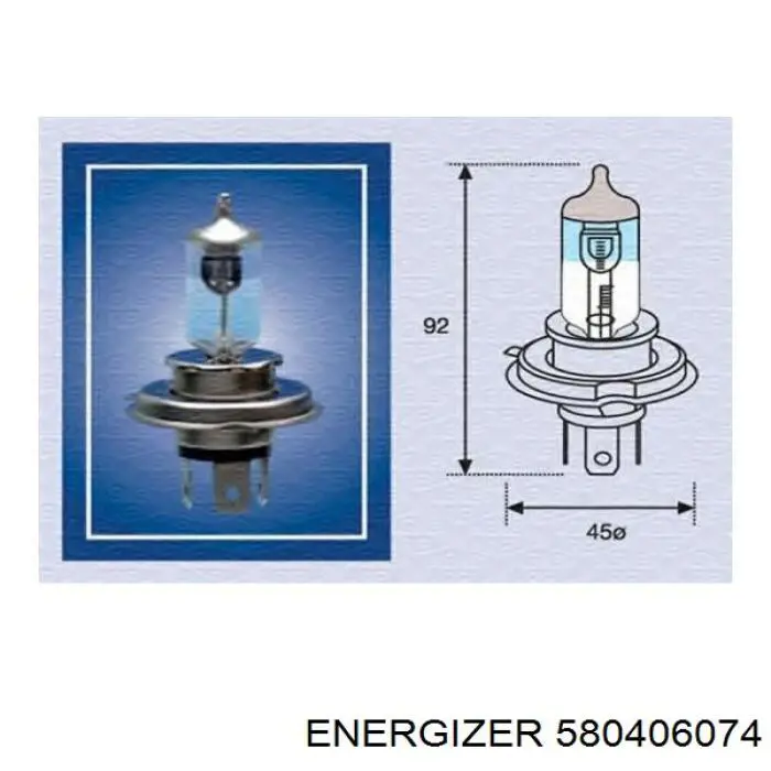 580406074 Energizer batería de arranque