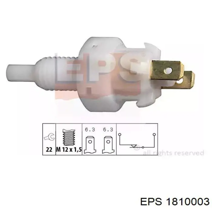  Interruptor Luz De Freno para Ford Taunus GBS.GBNS