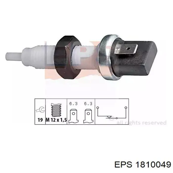 5954516 Fiat/Alfa/Lancia interruptor luz de freno