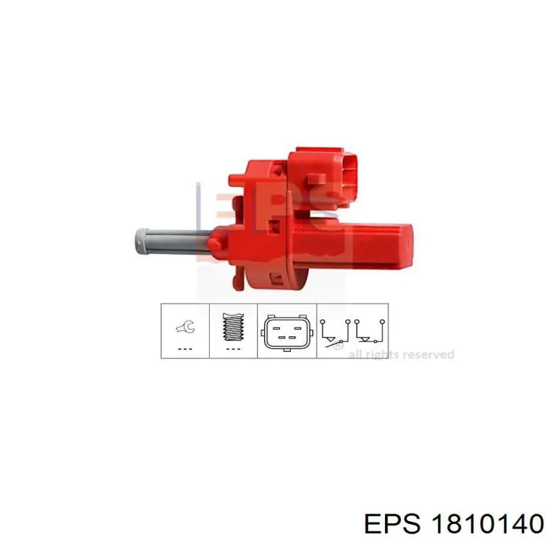 1810140 EPS interruptor de embrague