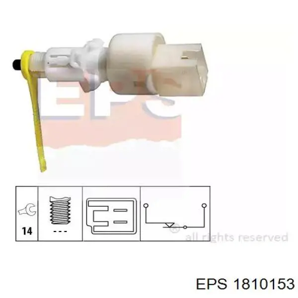 1.810.153 EPS interruptor luz de freno