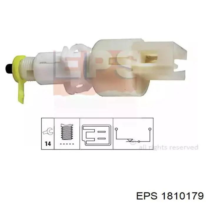 1.810.179 EPS interruptor luz de freno