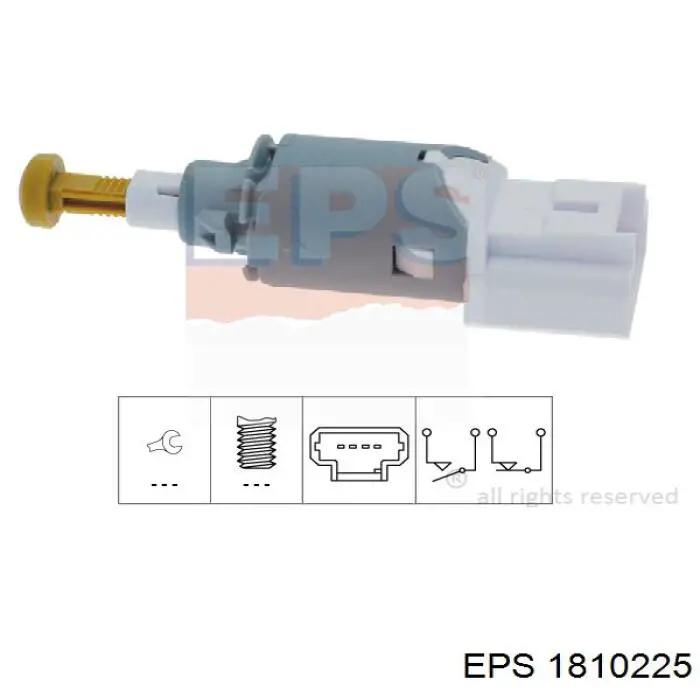 1810225 EPS interruptor luz de freno