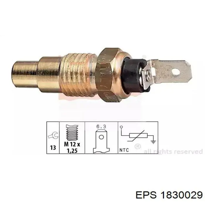 460191 Volvo sensor de temperatura del refrigerante