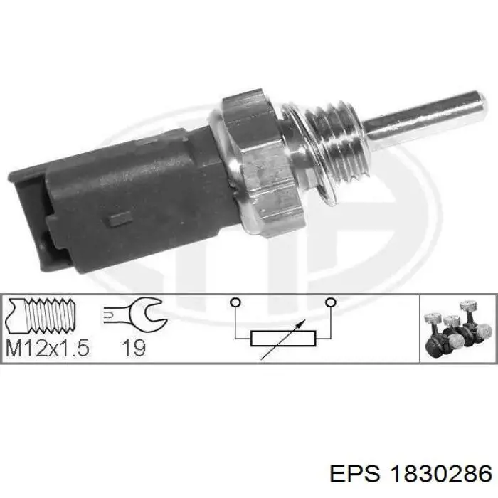 0060816476 Fiat/Alfa/Lancia sensor de temperatura del refrigerante