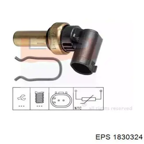 1.830.324 EPS sensor de temperatura del refrigerante