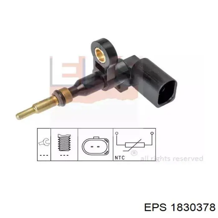 1.830.378 EPS sensor, temperatura combustible