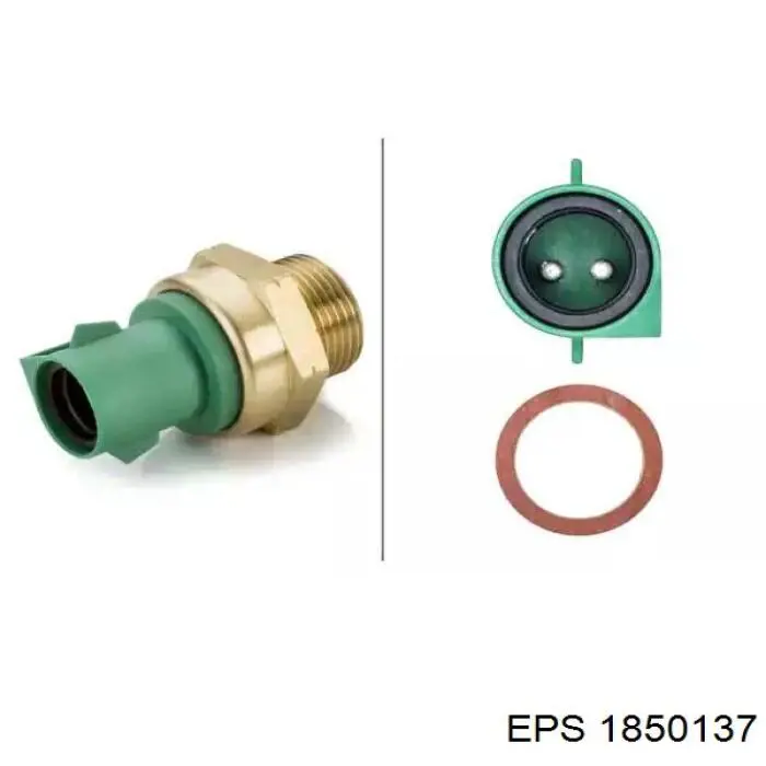 1.850.137 EPS sensor, temperatura del refrigerante (encendido el ventilador del radiador)