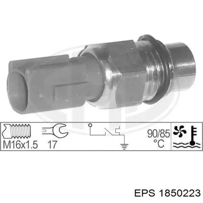  Sensor de temperatura del refrigerante para Toyota Solara V3