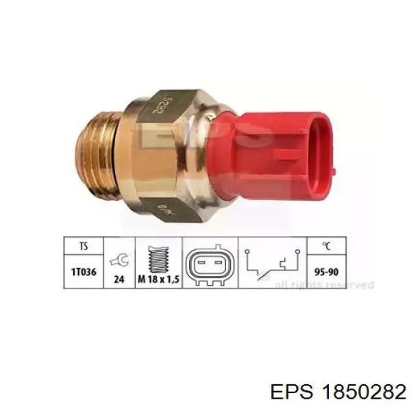 1768050F00 Suzuki sensor, temperatura del refrigerante (encendido el ventilador del radiador)