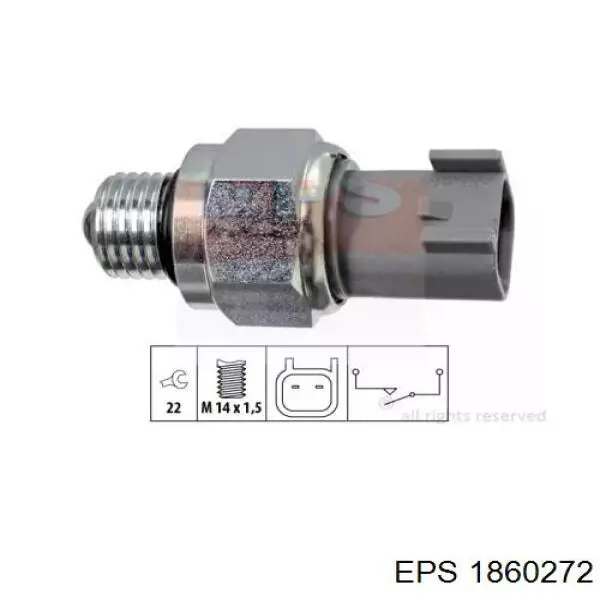 1.860.272 EPS interruptor, piloto de marcha atrás