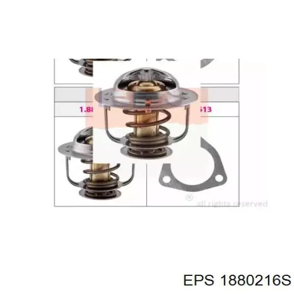 1.880.216S EPS termostato, refrigerante