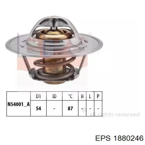 1.880.246 EPS termostato, refrigerante