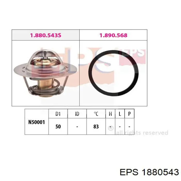 1.880.543 EPS termostato, refrigerante