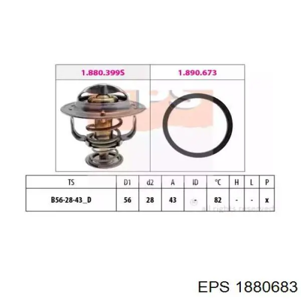 1.880.683 EPS termostato, refrigerante