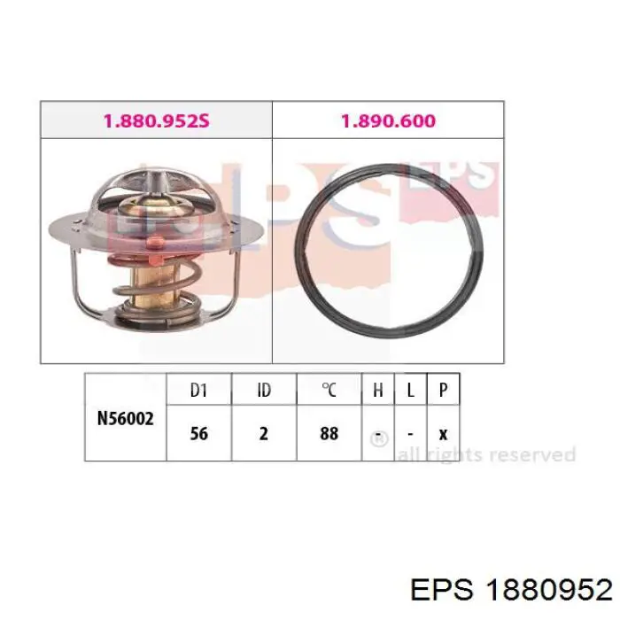 1.880.952 EPS termostato, refrigerante