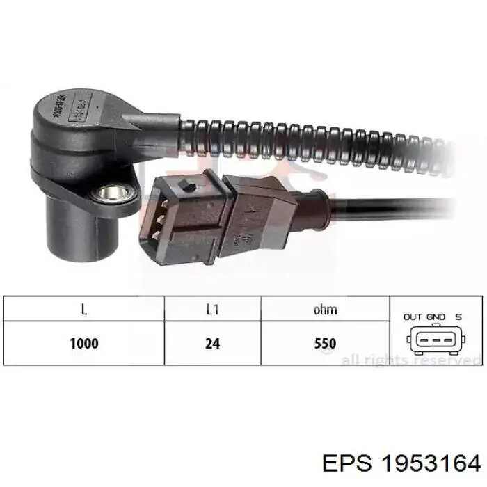 1.953.164 EPS sensor de posición del cigüeñal