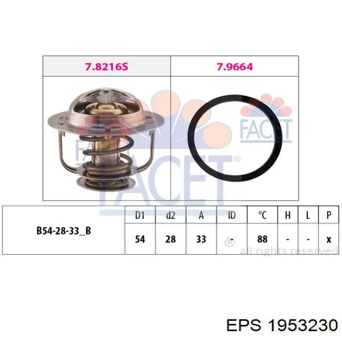 1.953.230 EPS sensor de posición del cigüeñal