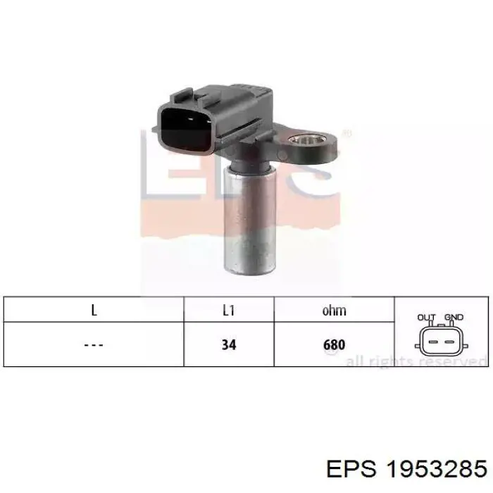 CWM028 Magneti Marelli sensor de posición del cigüeñal