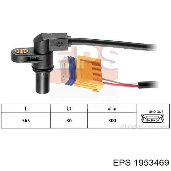 1.953.469 EPS sensor de velocidad