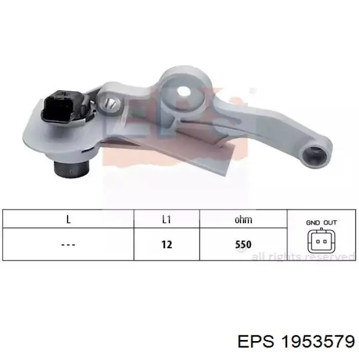 1.953.579 EPS sensor de posición del cigüeñal