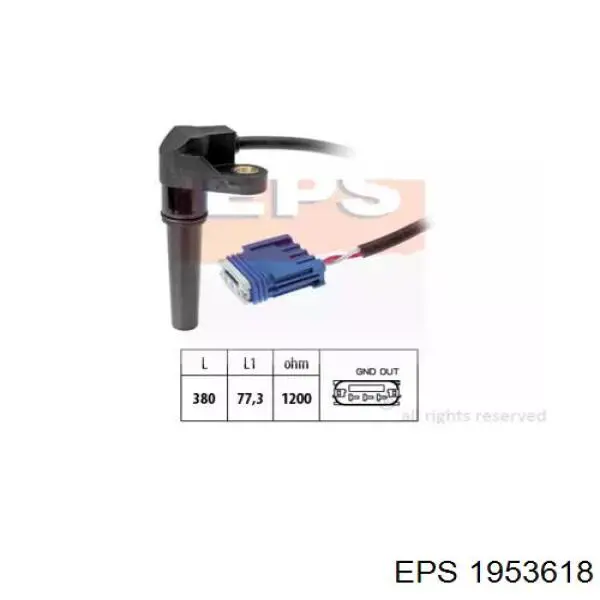 1.953.618 EPS sensor de velocidad