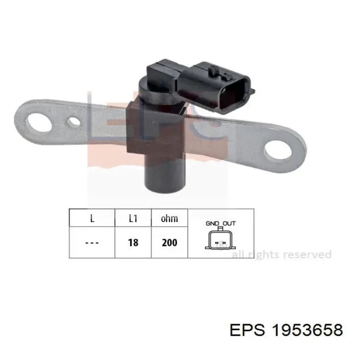 1.953.658 EPS sensor de posición del cigüeñal