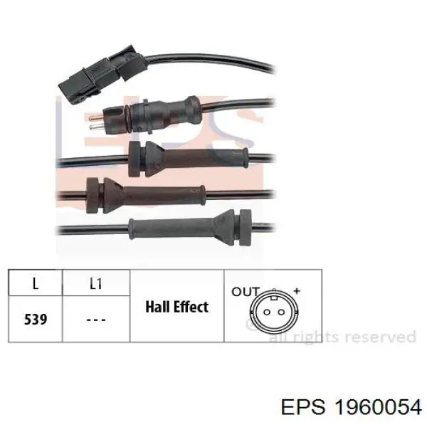 1.960.054 EPS sensor abs delantero