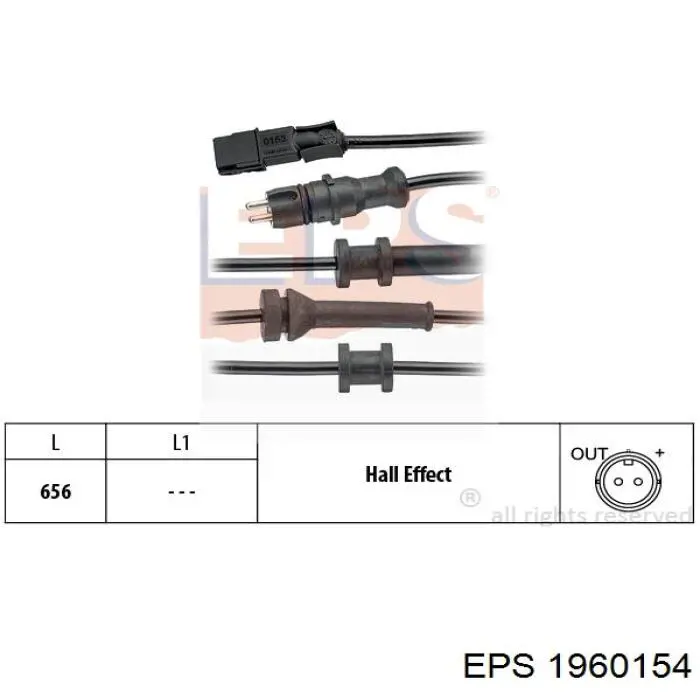 8200539276 Renault (RVI) sensor abs trasero