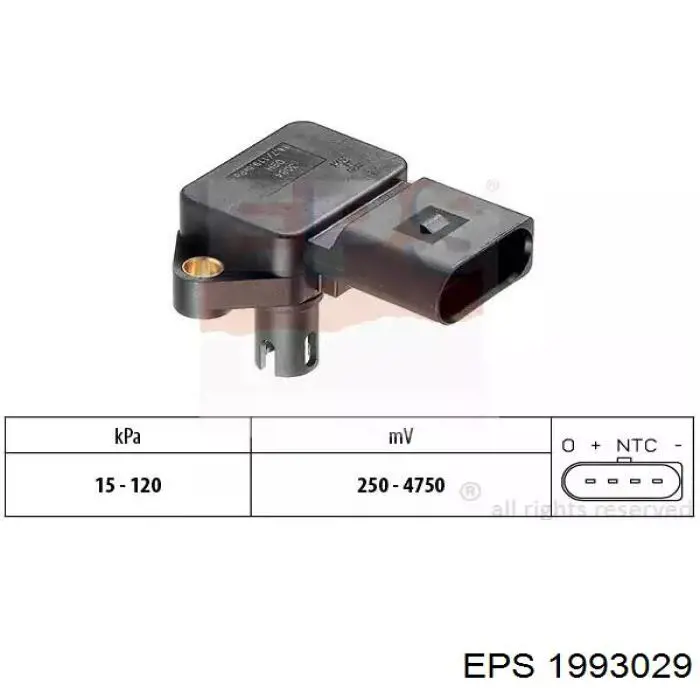  Sensor De Presion Del Colector De Admision para Volvo S80 1 