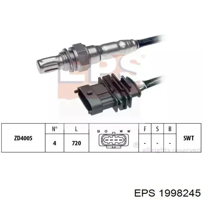 95860613700 Porsche sonda lambda, sensor de oxígeno antes del catalizador derecho