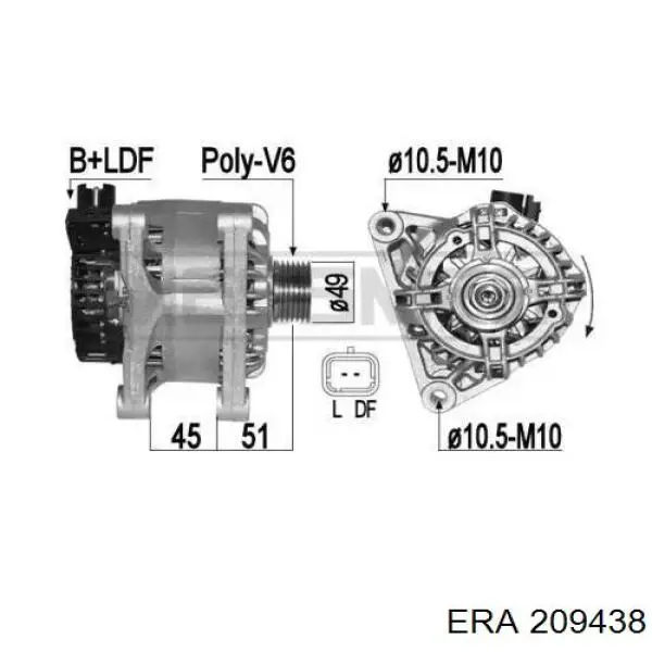 209438 ERA alternador