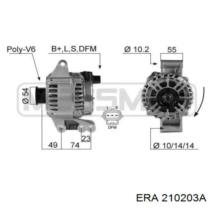 210203A ERA alternador