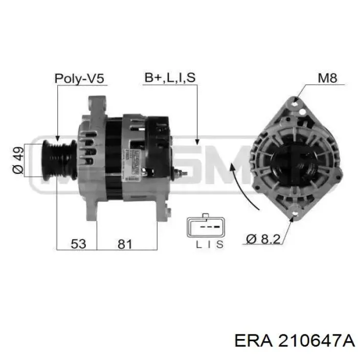 210647A ERA alternador