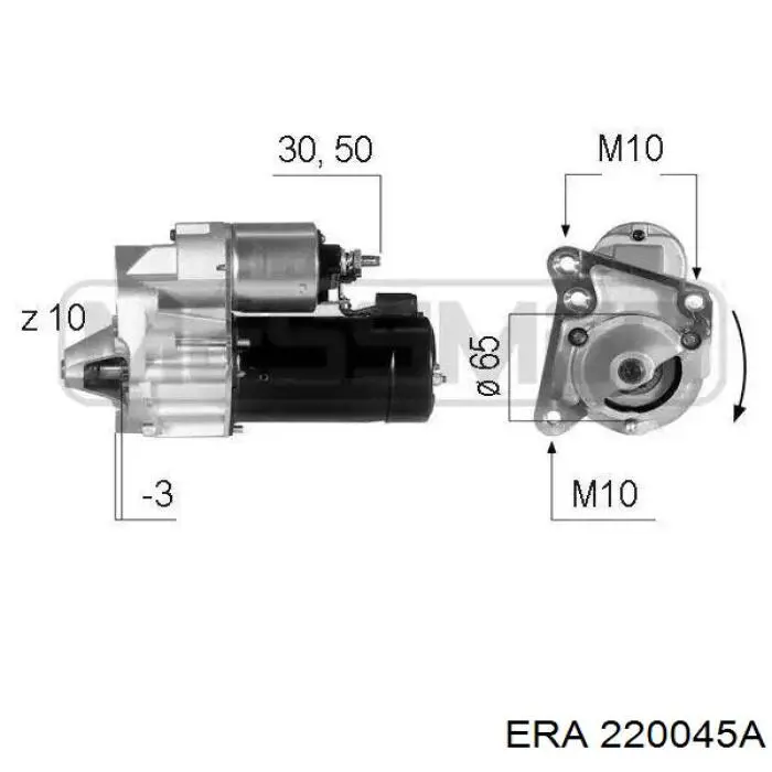 7701853827 Renault (RVI) motor de arranque