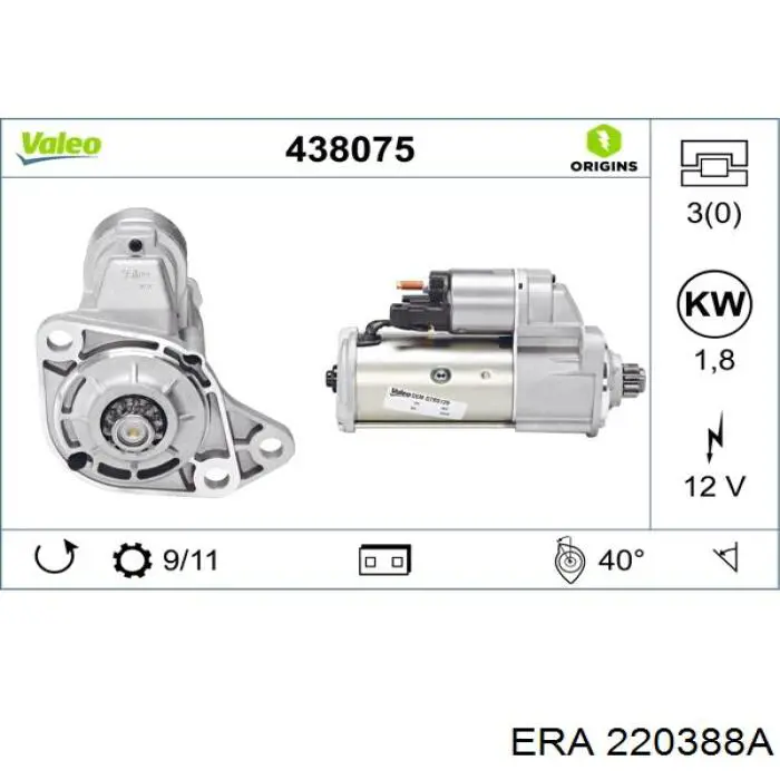 220388A ERA motor de arranque