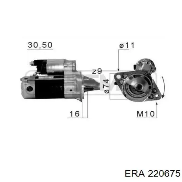 220675 ERA motor de arranque