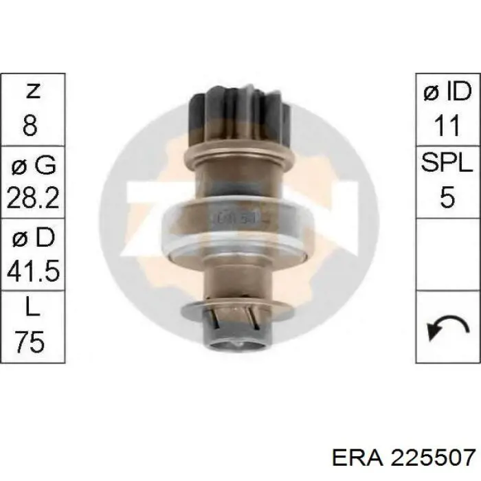 ZN1068 ZEN bendix, motor de arranque