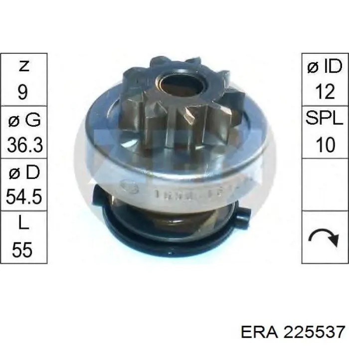 225537 ERA bendix, motor de arranque