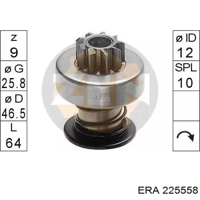 225558 ERA motor de arranque