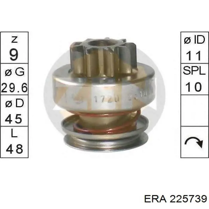 225739 ERA motor de arranque