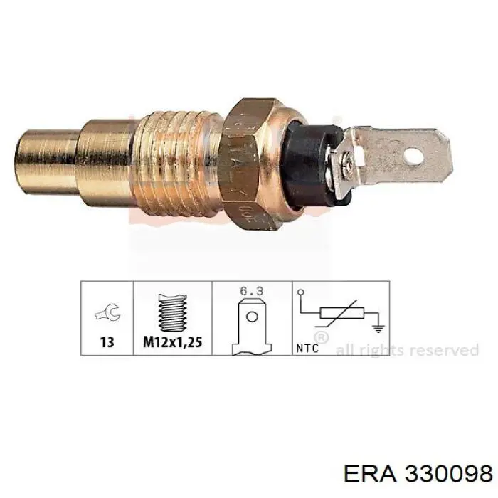 330098 ERA sensor de temperatura del refrigerante