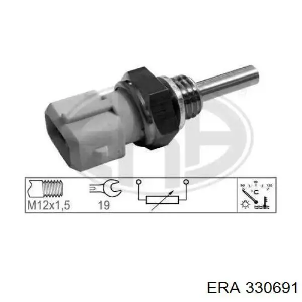 330691 ERA sensor de temperatura del refrigerante