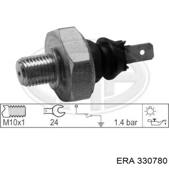 330780 ERA indicador, presión del aceite