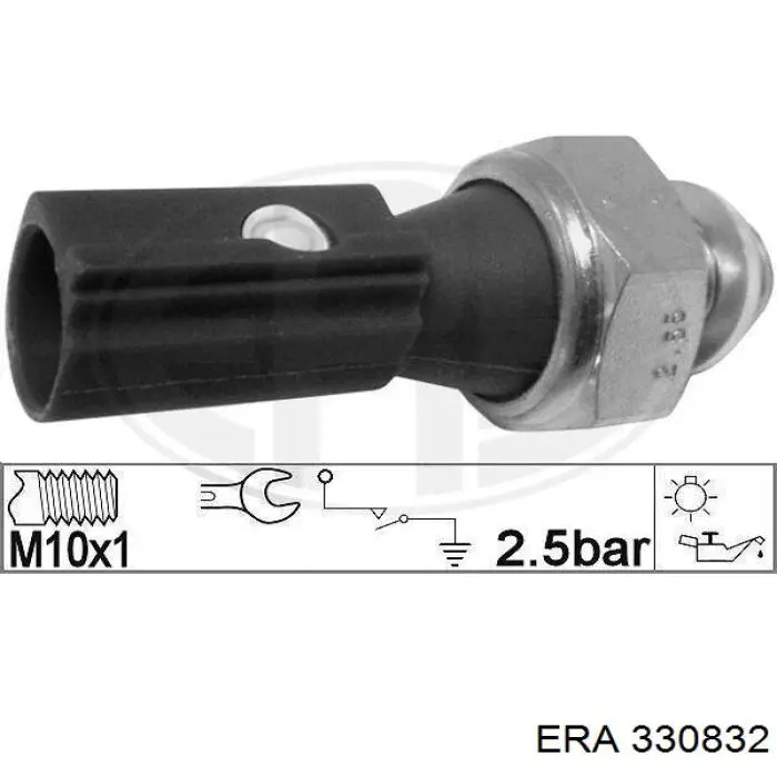 330832 ERA indicador, presión del aceite