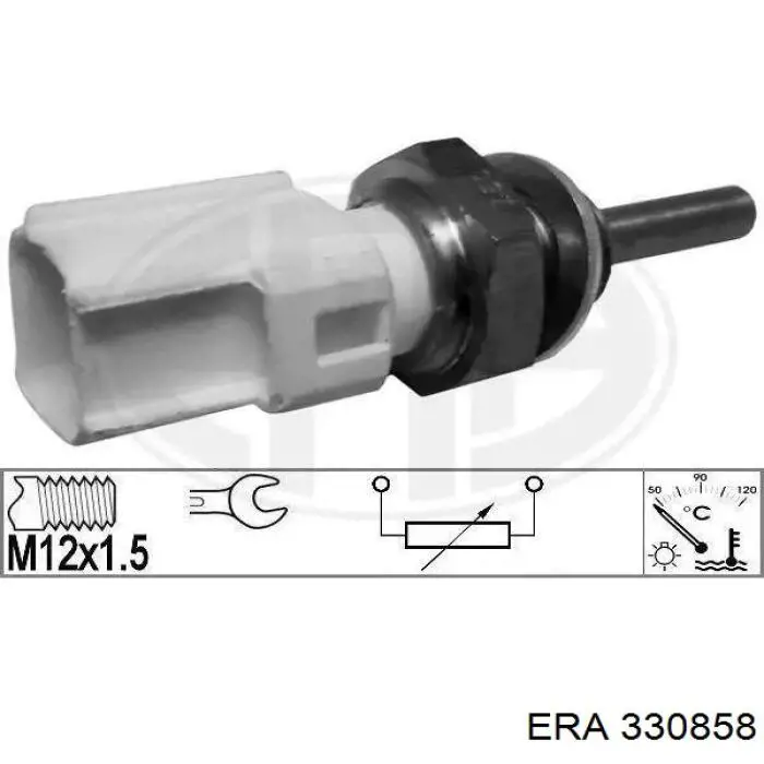 330858 ERA sensor de temperatura del refrigerante, salpicadero