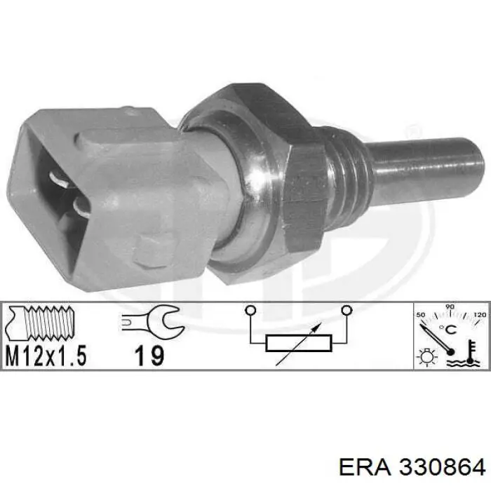 330864 ERA sensor de temperatura del refrigerante